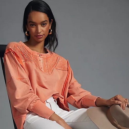 Anthropologie: New Sale Styles shop Sweatshirt Top Bracelet