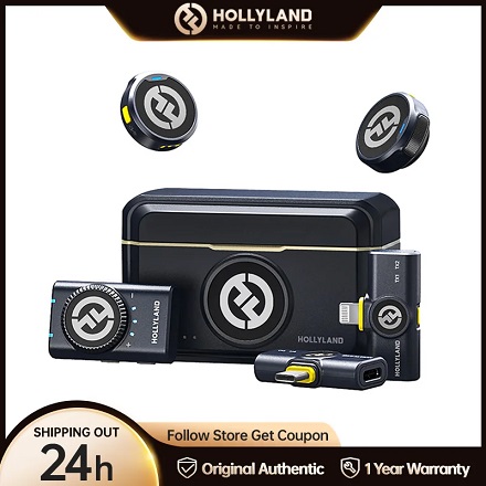 AliExpress: 20% OFF Hollyland Lark M2 Wireless Lavalier Microphone for iPhone Camera