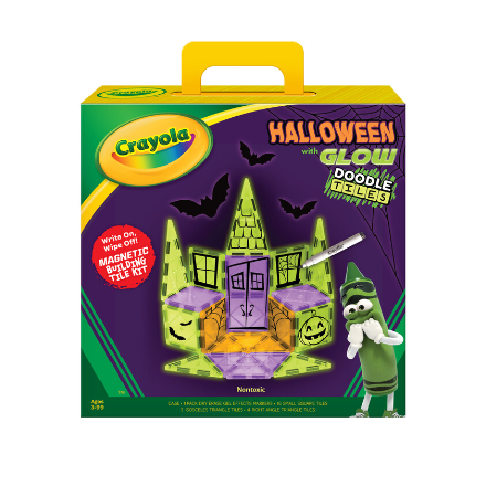 Maisonette: New Arrivals - Crayola Halloween GLOW Doodle Magnetic Tile Set