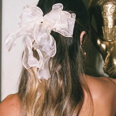 Princess Polly AU: Final Sale - 64% OFF Linney Hair Bow Beige + Additional Savings When You Use Code 25APD