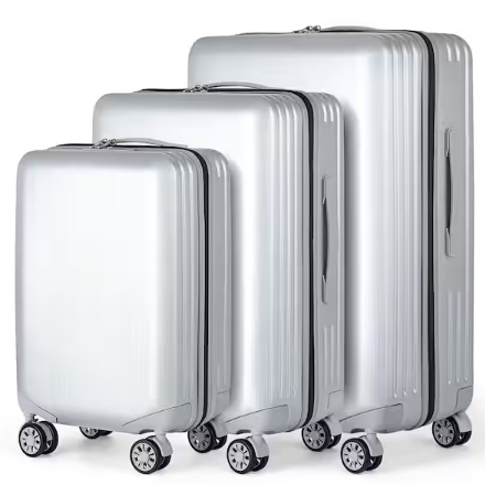 Home Depot Mexico: Save 56% on  HIKOLAYAE Grand Creek Nested Hardside Luggage Set in Silver