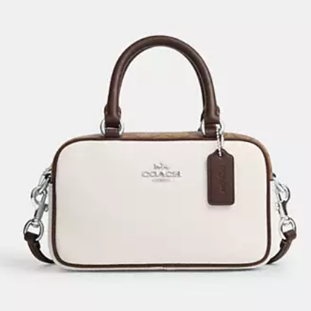 Coach Outlet: 60% OFF Satchel Crossbody In Signature Colorblock