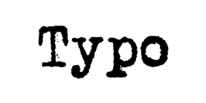 typo