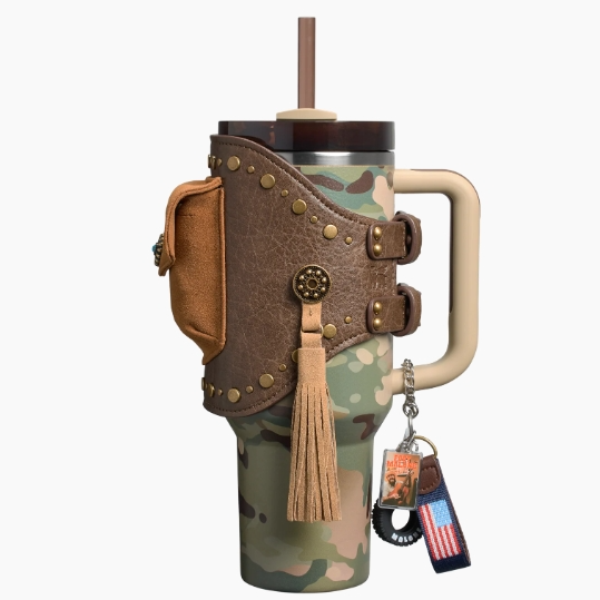 The Post Malone X Stanley Quencher® H2.0 FlowState™ Tumbler With Quencher® Pouch Belt | 40 Oz