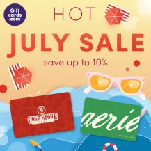 giftcards.com: Hot July Sale Hot Picks, Cool Savings