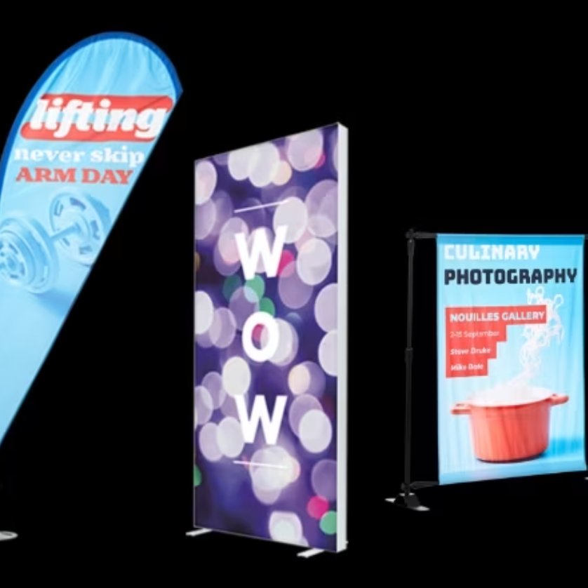 Pixartprinting: Selected Outdoor Display Products