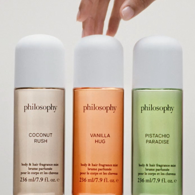 Philosophy Body & Hair Mist  Coconut Rush Body & Hair Fragrance Mist