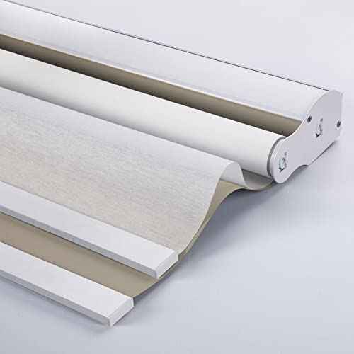 Amazon US: Zshine Day and Night Dual Layers Manual Safe Cordless Roller Blinds Shades