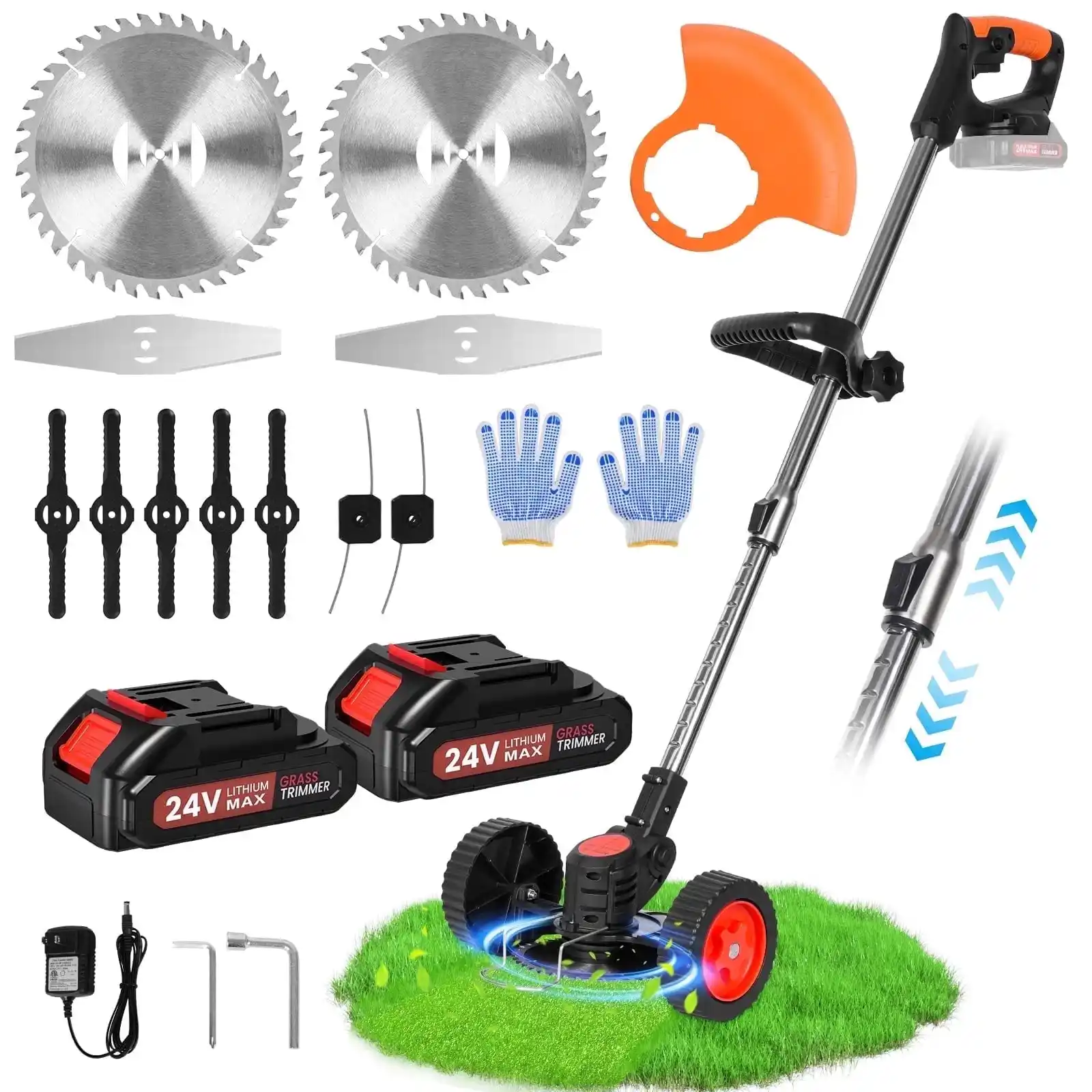 Walmart: NEXPOW 24V Cordless Grass Trimmer – Lightweight Lawn Edger & Weed Cutter