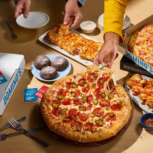 Domino's UK: £10 for Small, £12 for Medium, £14 for Large