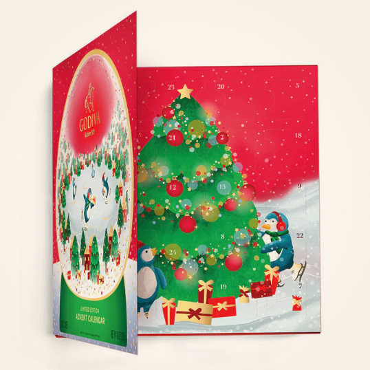 Godiva：Free Gift with Advent Calendar Purchase