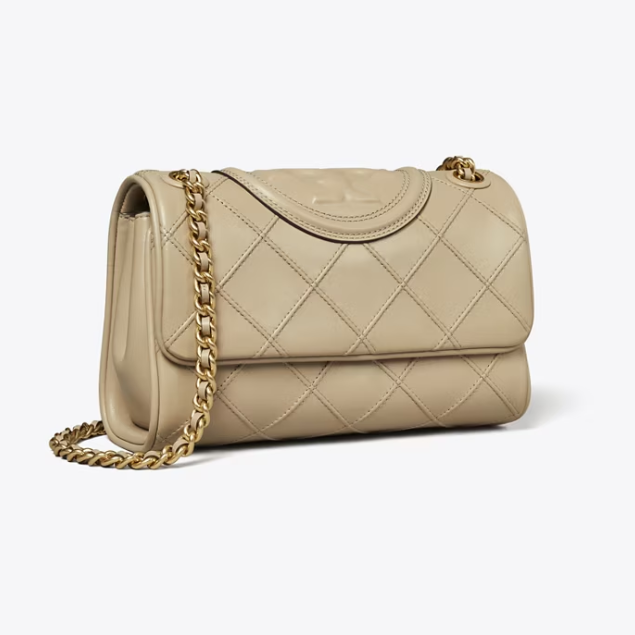 Tory Burch US: Small Fleming Shoulder Bag - Fresh Clay