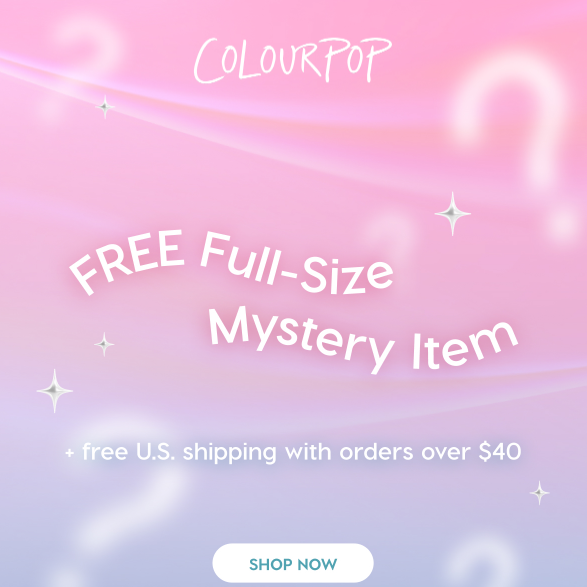 ColourPop: Free Full-Size Mystery Item! Free U.S Shipping