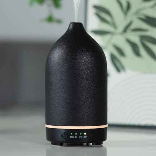 Amazon US: EQUSUPRO Essential Oil Diffuser Ceramic Diffuser (Black)