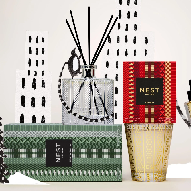 NEST New York: Enjoy 25% OFF Your Order + a Free Amber & Incense Candle with $200+