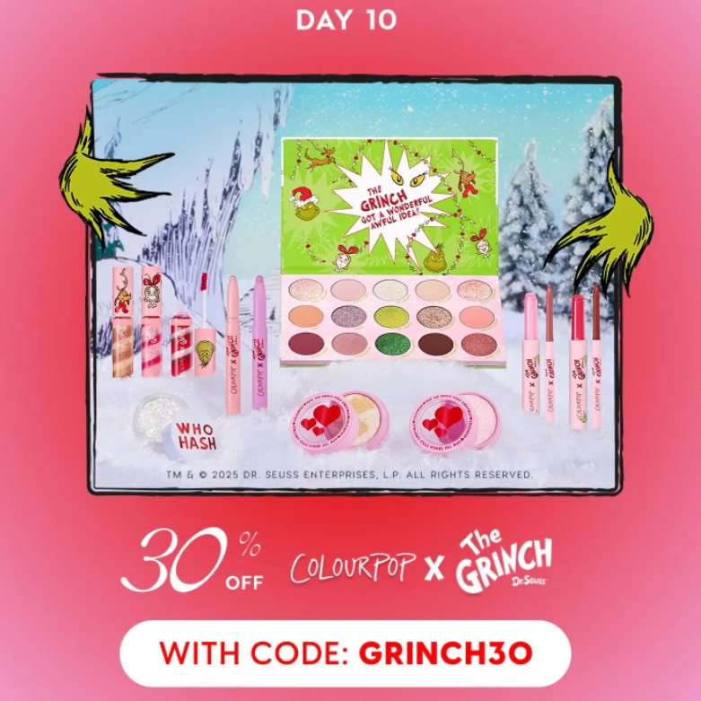 ColourPop: Digital Advent! 12 Days of ColourPop