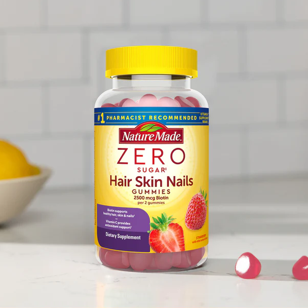 NatureMade: Zero Sugar‡ Hair Skin Nails Gummies