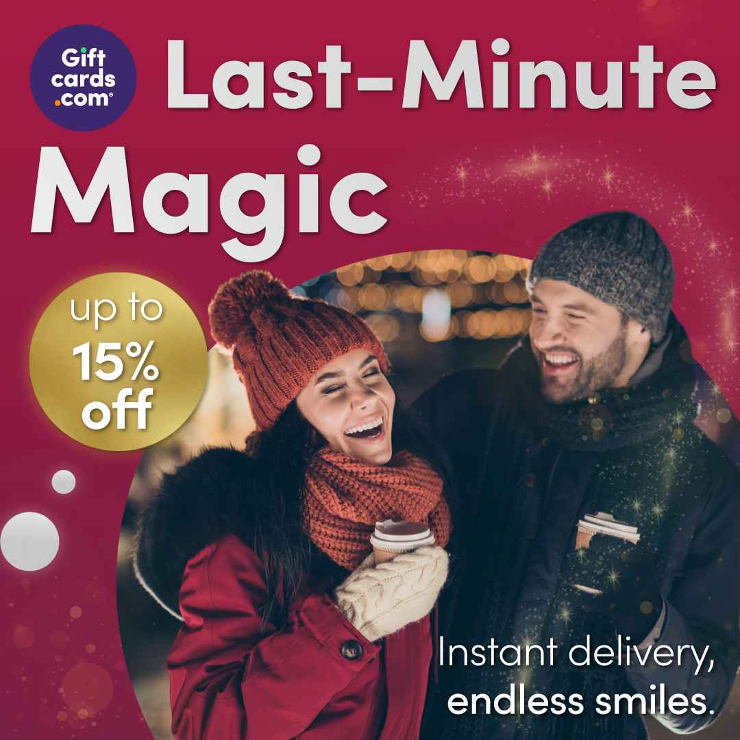 giftcards.com: 10% OFF Select Gift Cards, Up to 20% OFF