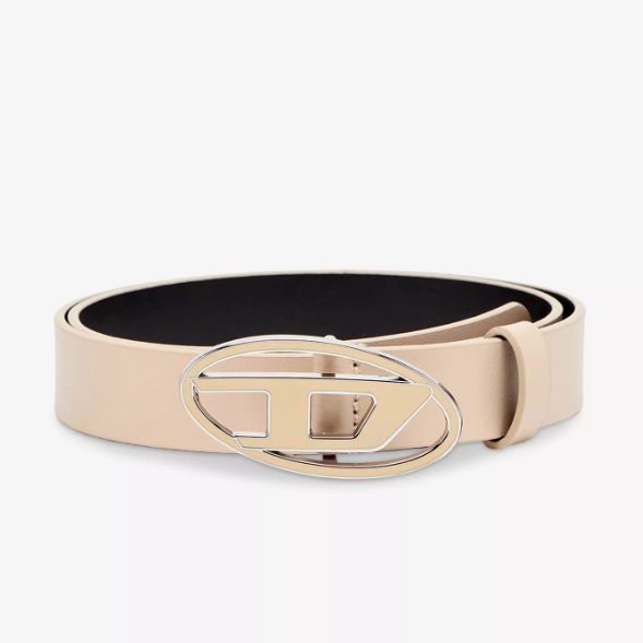 Selfridges: DIESEL B-1DR Logo-Buckle Leather Belt