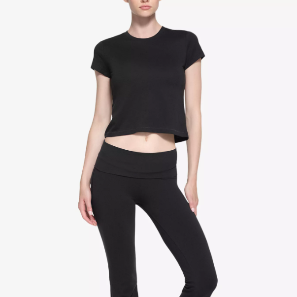 Selfridges: SKIMS Relaxed Tees Round-neck Cotton-blend T-shirt