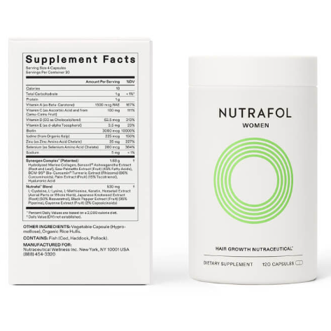 Nutrafol: Up to 20% OFF Hair Growth Nutraceutical Subscriptions