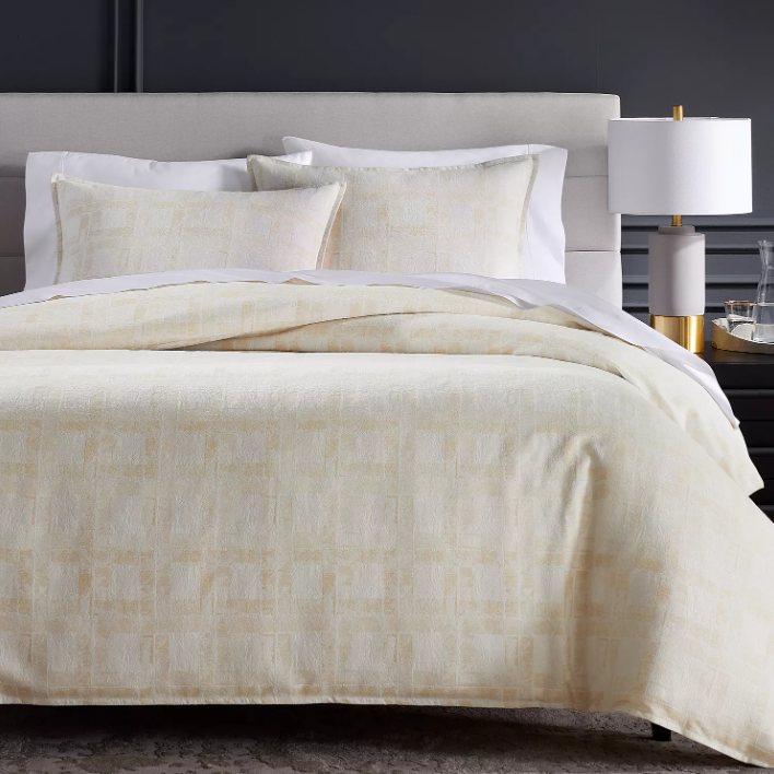 Macy's: Hotel Collection Stucco Plaid 3-Pc. Duvet Cover Set, Full/Queen