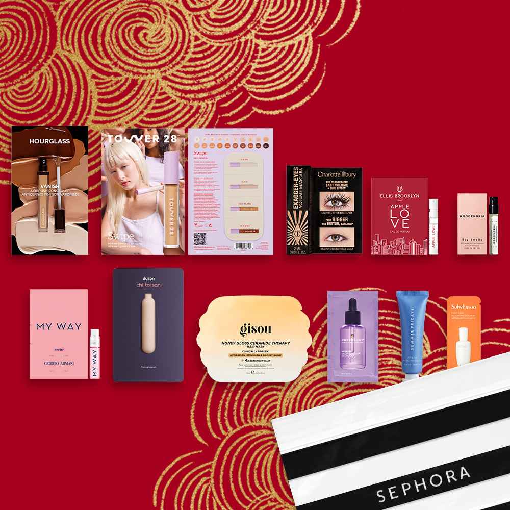 Sephora: Get a Free 11-piece Lunar New Year Sample Bag with $68+ Product Purchase