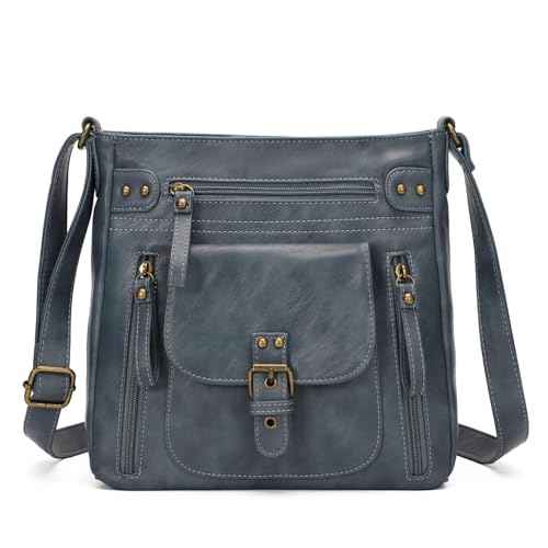 Amazon US: KL928 Crossbody Bags for Women, Multi Pocket Shoulder Bags, Medium PU Leather Cross Body Purses