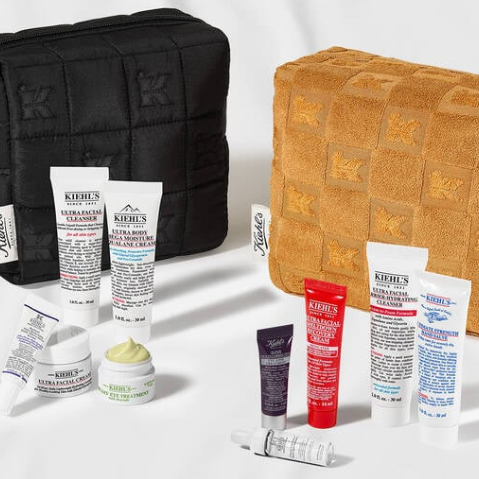 Kiehl's: Hand Pick Your 5- Piece Skincare Heroes + Bag with $100+ Order