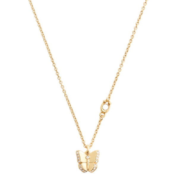 Harvey Nichols AU/APAC: COACH Butterfly Pavé Pendant Necklace