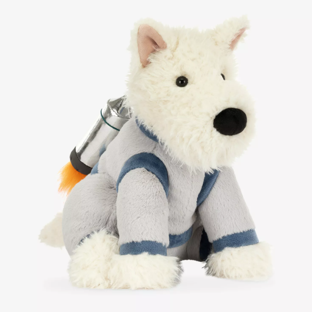 Selfridges: JELLYCAT Munro Scottie Dog Space Outfit Soft Toy 23cm