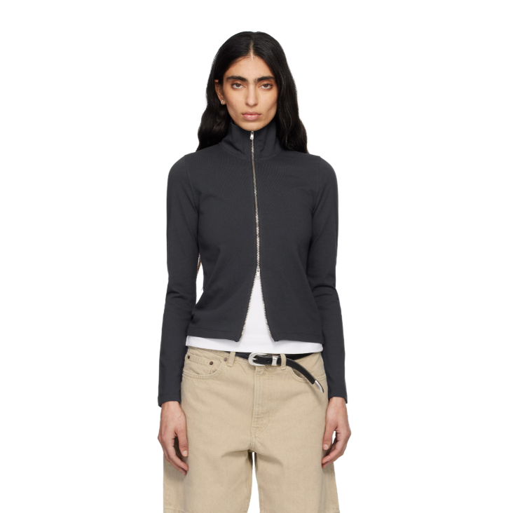 SSENSE: JEANERICA Navy Olive Track Jacket
