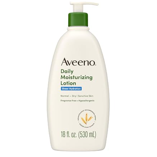 Aveeno Sheer Hydration Fragrance-Free Daily Moisturizing Lotion 18 fl. oz