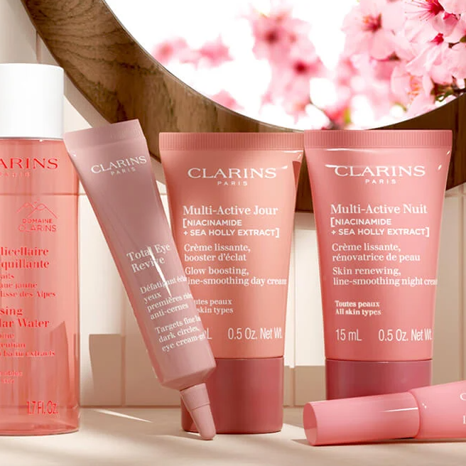Clarins: Free 5-Piece Gift with Any $100+ Order