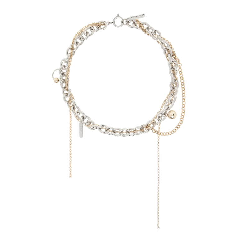 SSENSE: JUSTINE CLENQUET Lewis Necklace