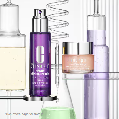 Clinique US: Free 13 Gifts with $125