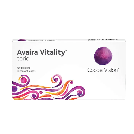 Next Day Contacts: Avaira Vitality™ Toric For Astigmatism, 6 Pack Weekly Wear