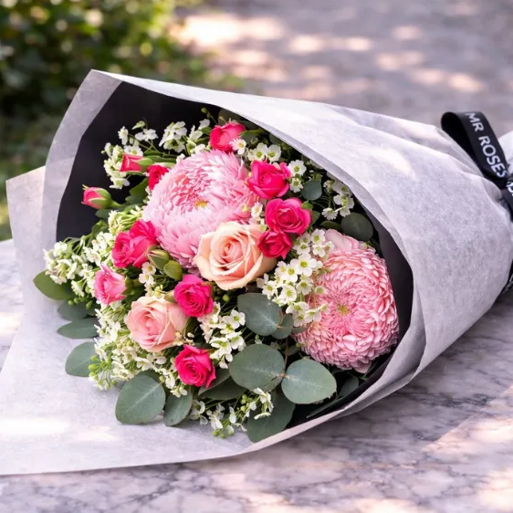 Mr Roses APAC: Let Them Eat Cake Flower Bouquet