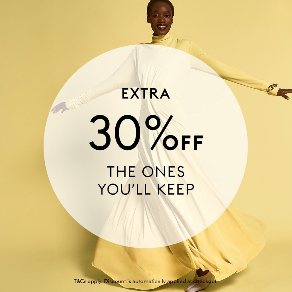 THE OUTNET  US: EXTRA 30% OFF The Ones You’ll Keep