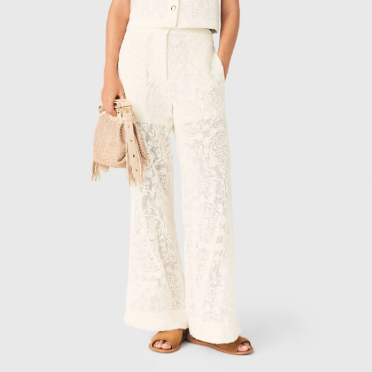 Maje US: Guipure Lace Trousers