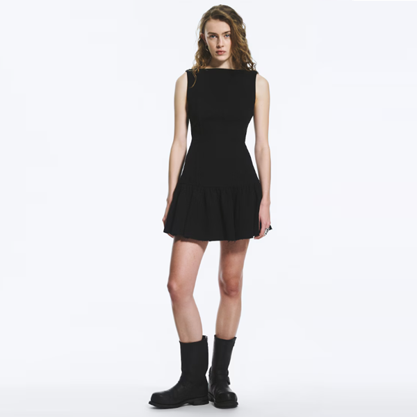 Weekday: Sleeveless Twill Mini Dress