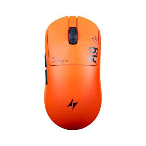 Amazon US: ATK Dragonfly A9 Ultimate Wireless Gaming Mouse (A9 Air+, Sunset Orange)