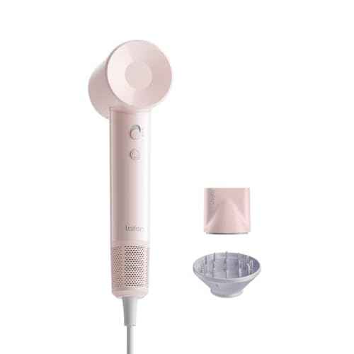Laifen-US-Direct-AMZ: SE Lite Hair Dryer, Negative Ionic Blow Dryer with 100,000 RPM Brushless Motor for Fast Drying, Pink