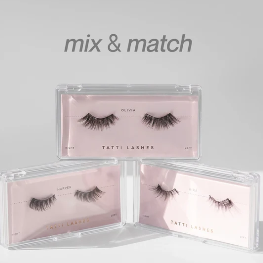 Tatti Lashes Ireland: Mix & Match Pre-Glued Half Lash Bundle