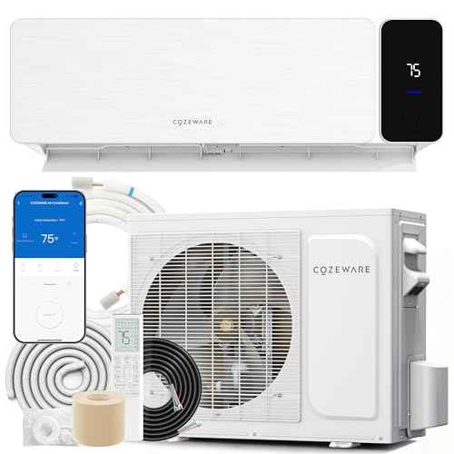 Cozeware：12000 BTU 空調/供暖迷你分體式系統 230V 20 SEER2 無風管