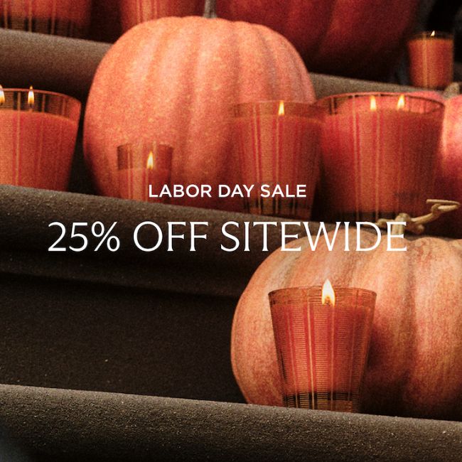 NEST New York: Labor Day Sale! 25% OFF Sitewide