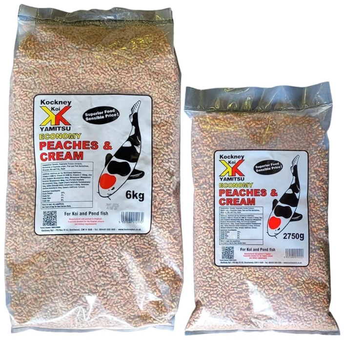 Pond Planet: Kockney Koi Economy Peaches and Cream Fish Food, 2.75kg