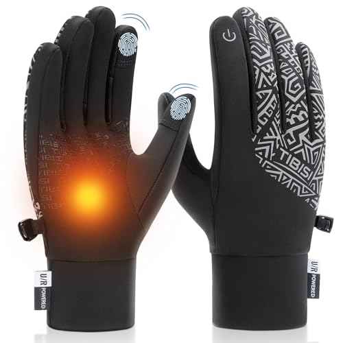 Benirap Winter Gloves Touchscreen Windproof Thermal Gloves Men Women Cycling Running Climbing Skiing Driving Gloves