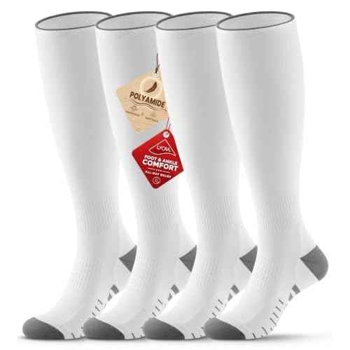 Benirap Compression Socks for Women and Men, 15-20 mmHg Circulation Support