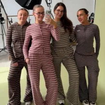 Reasn: New In Soft Stripe Fleece Sets
